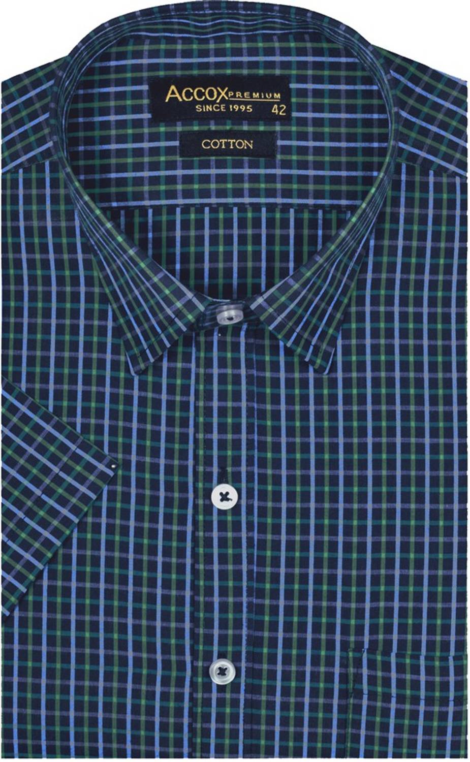 ACCOX Men Checkered Formal Multicolor Shirt