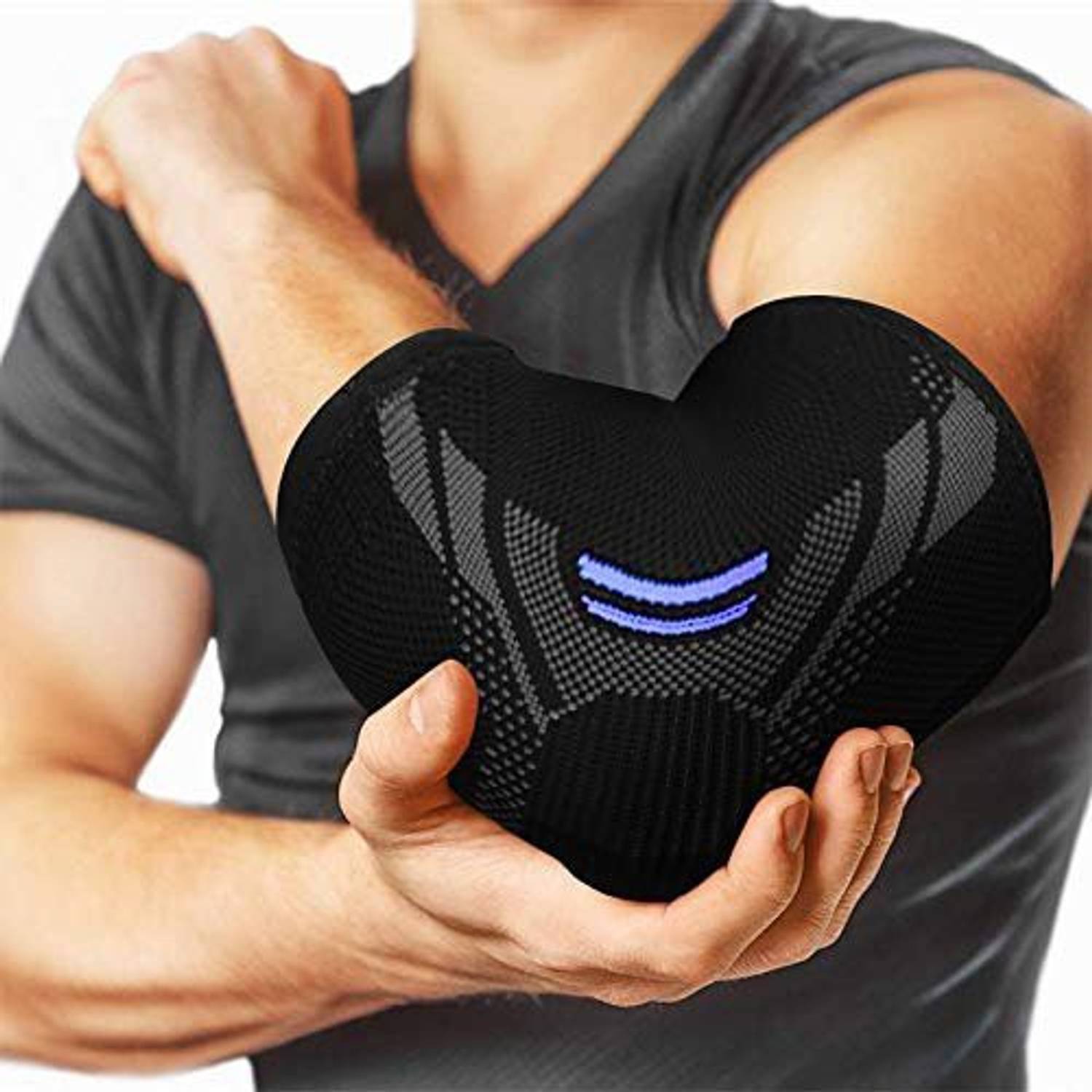 Leosportz Elbow Brace Pack of 2 for Tendonitis/Tennis Elbow