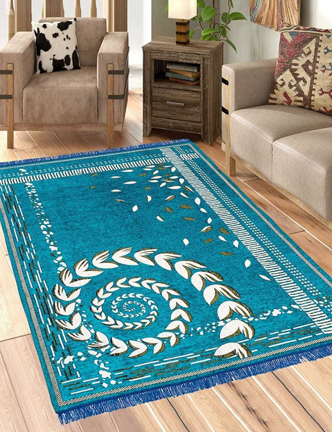 Image of RADECOR 5 ft X 7 ft Velvet Carpet