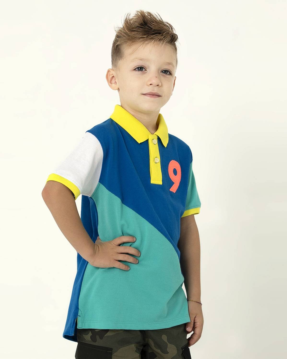 Nitt Hyman  - Cherry Crumble Baby Boys & Baby Girls Colorblock Polycotton Regular T Shirt