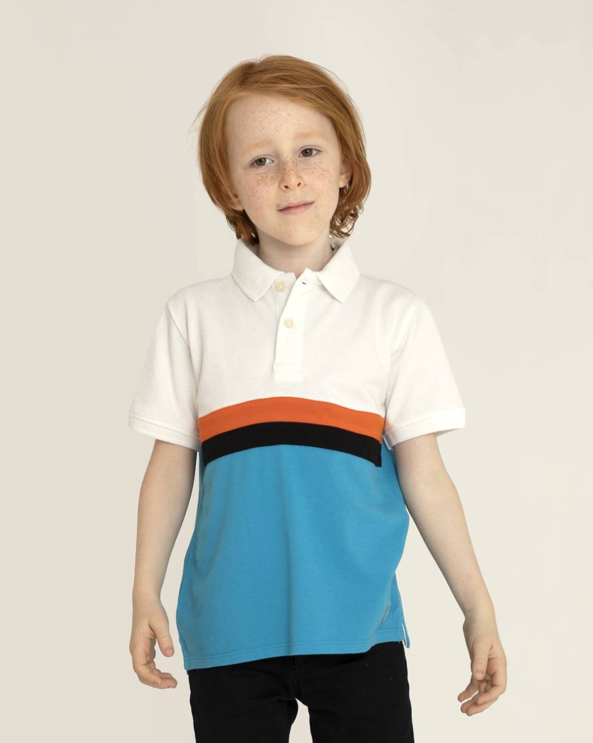 Nitt Hyman  - Cherry Crumble Boys Colorblock Polycotton Regular T Shirt