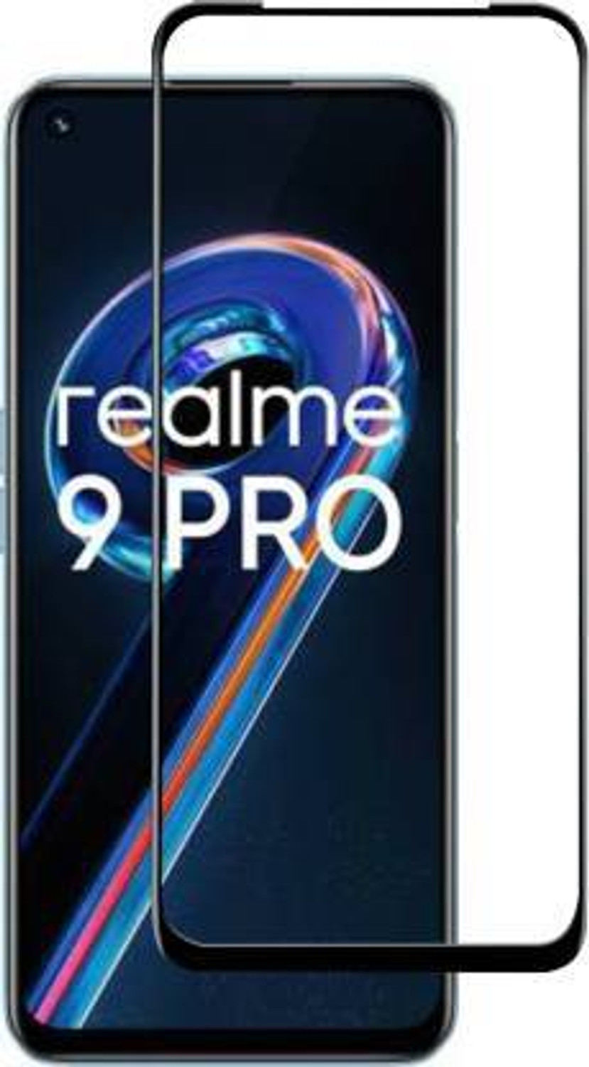 Image of EITANSHA CREATION Edge To Edge Tempered Glass for realme 9 Pro 5G