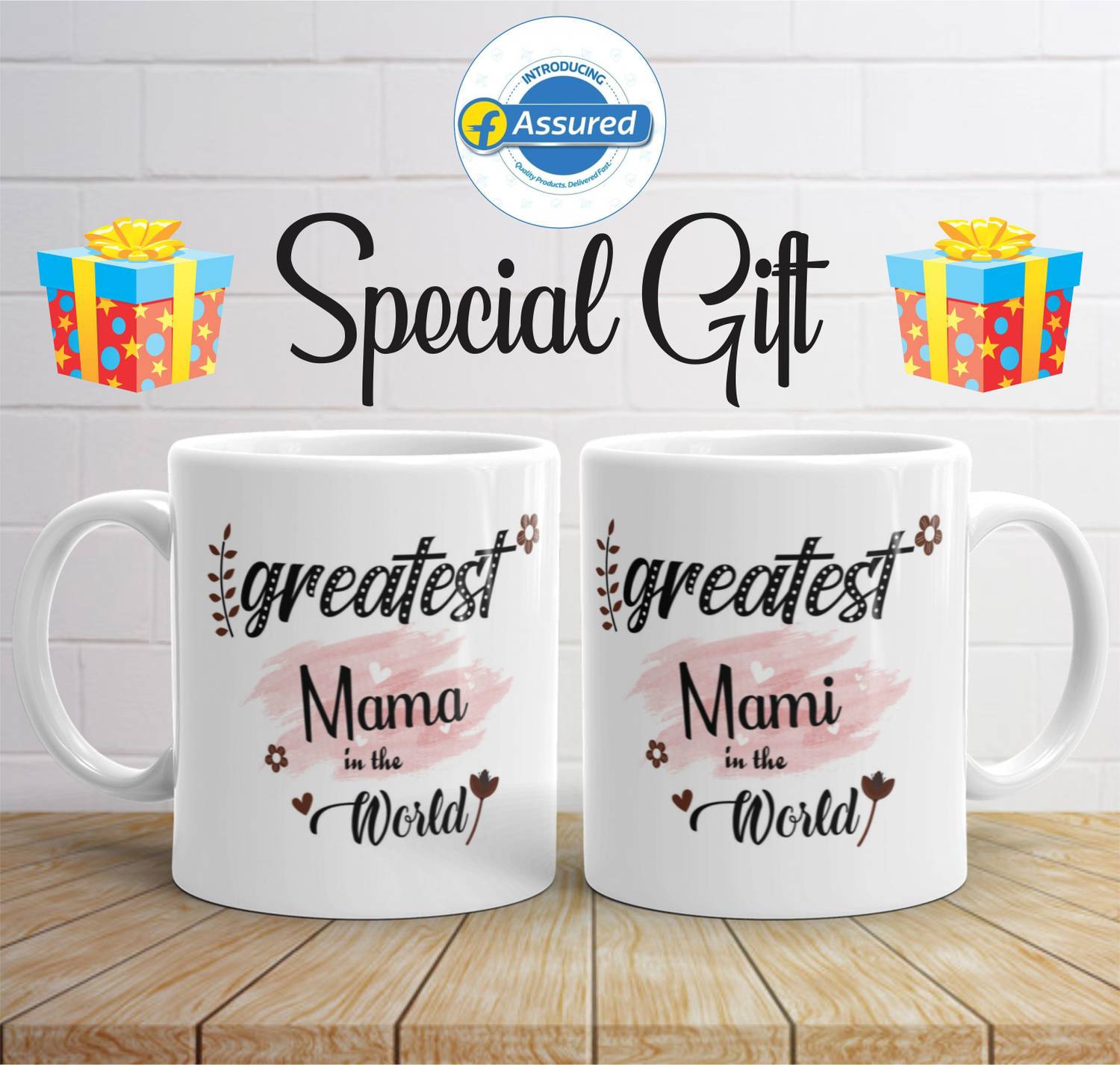 Artgenics Greatest Mama & Queen Mami Ceramic Coffee 325ml. Ceramic Coffee Mug