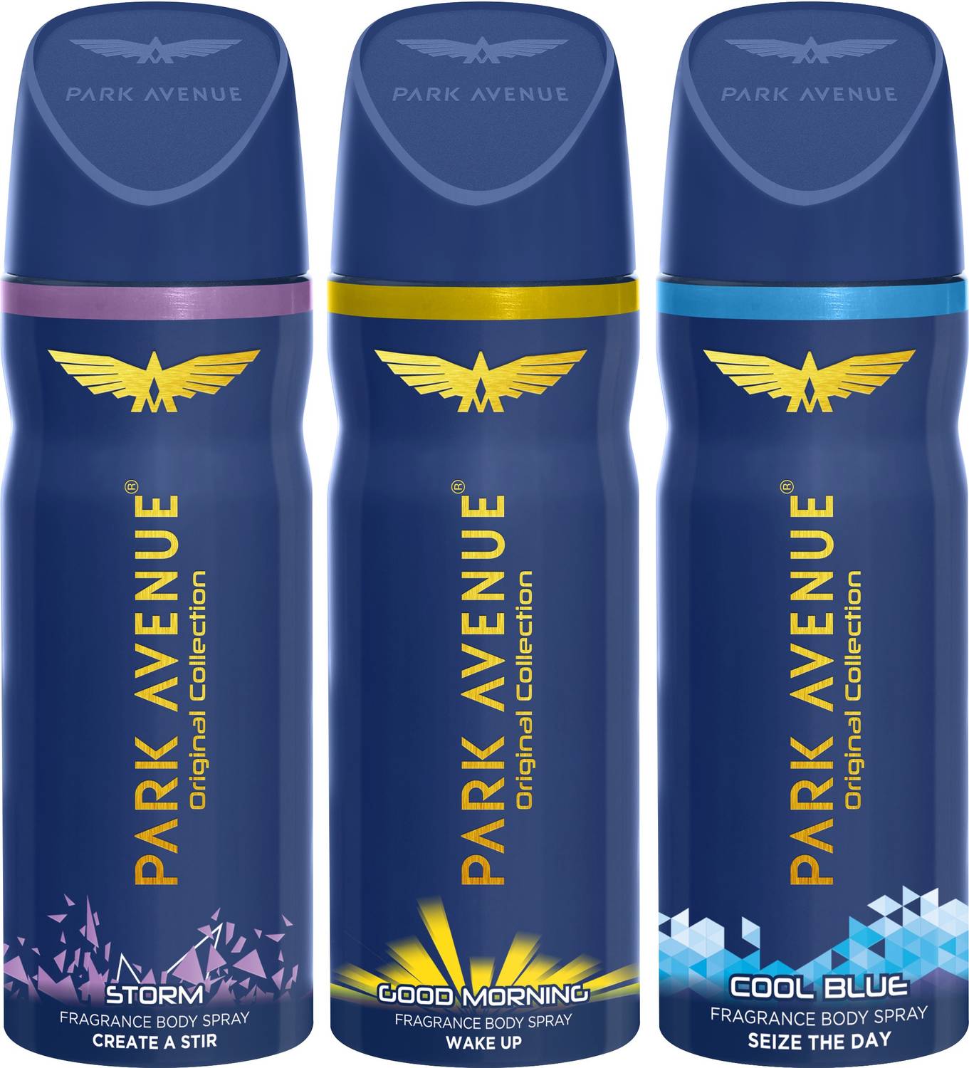 PARK AVENUE Original Collection Storm, Cool Blue and Good Morning