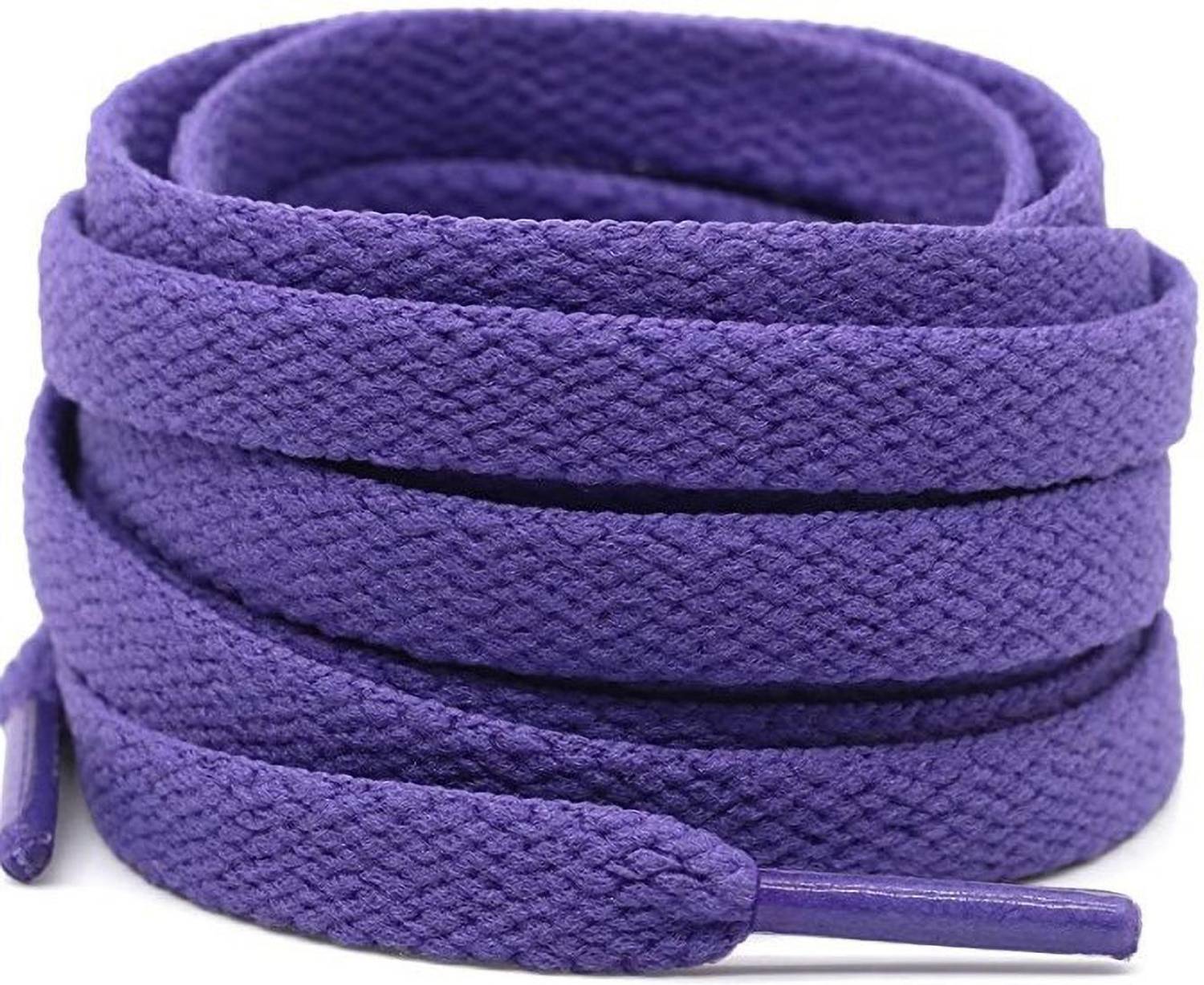 bilAnca Flat 48 Inches Long Wide Purple Color Athletic Sneakers Boot Strings (2 Pairs) Shoe Lace