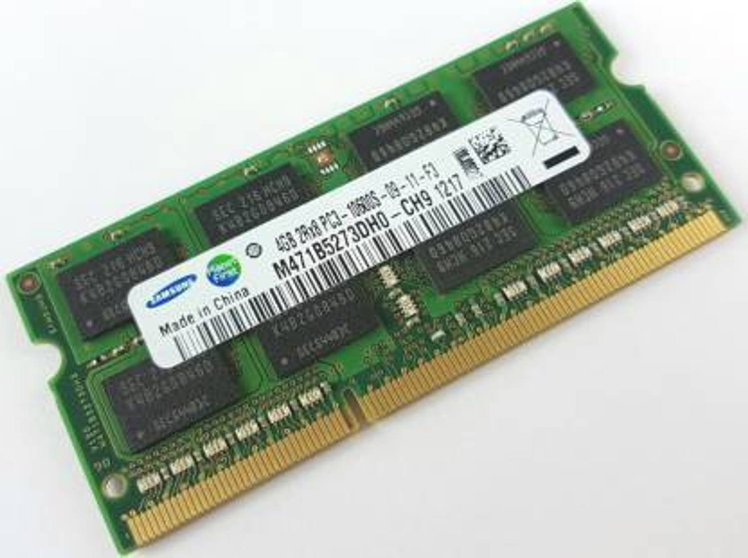 Samsung 1333 MHz DDR3 4 GB Laptop SDRAM (PC3-10600) - Samsung