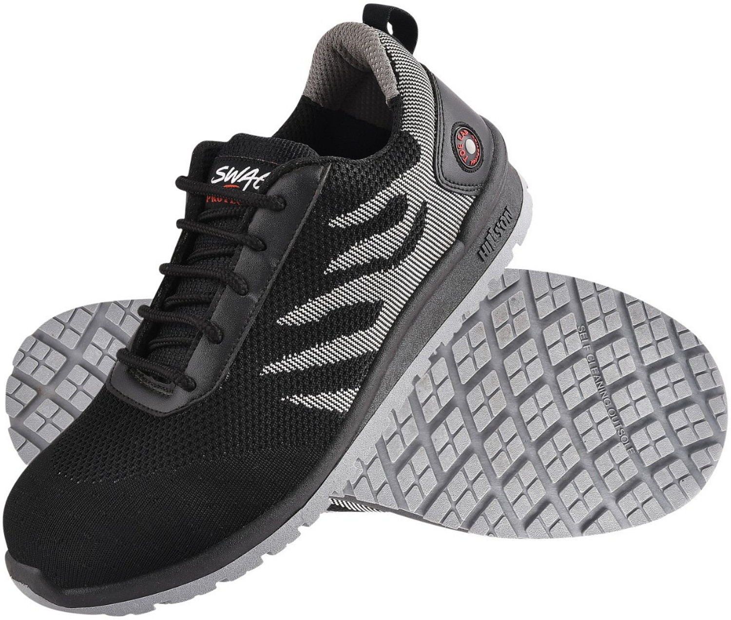 Image of Hillson Steel Toe Synthetic Leather Safety Shoe