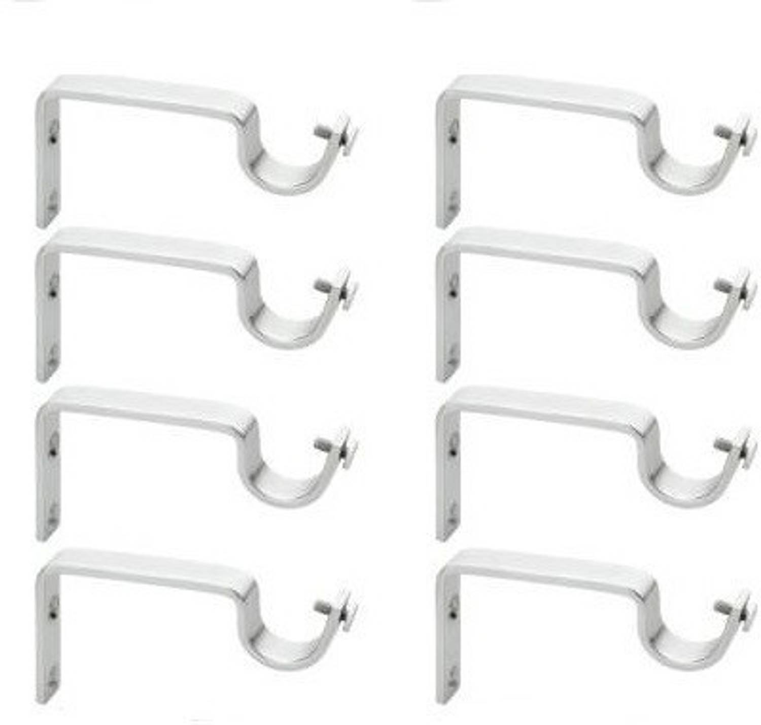 Airline Silver Rod Rail Bracket Metal