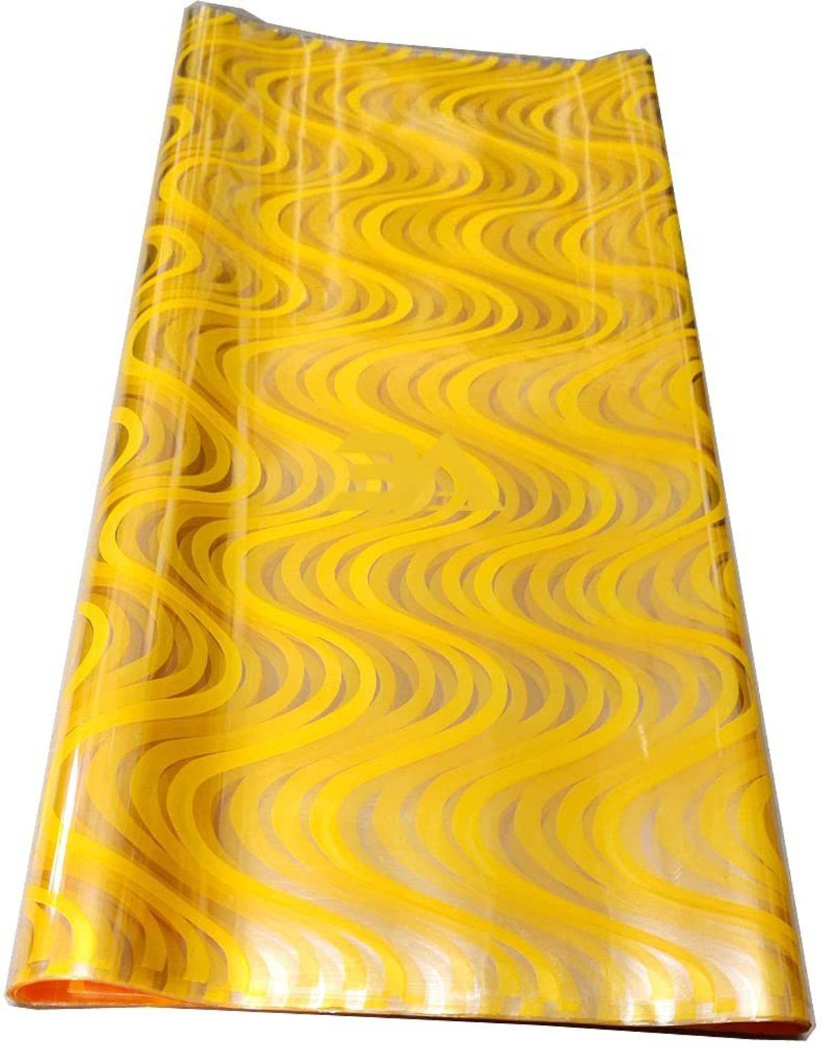 3A Featuretail 20 In x 25 In Wave Design Printed Cellophane Sheets For Flowers/Gift Wrap BOPP Gift Wrapper