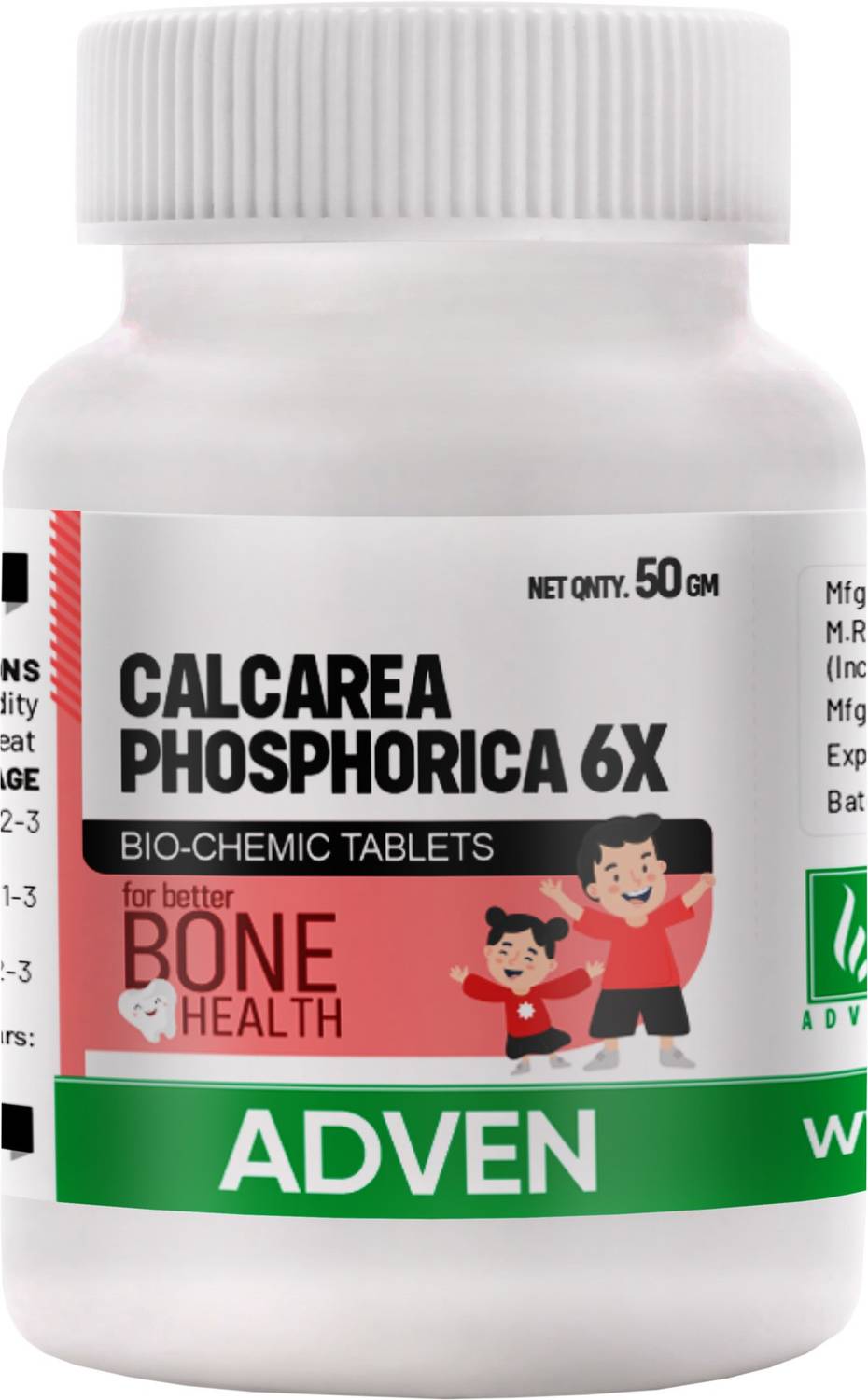 ADVEN Calcarea Phosphorica 6X 50GM 6X Tablets