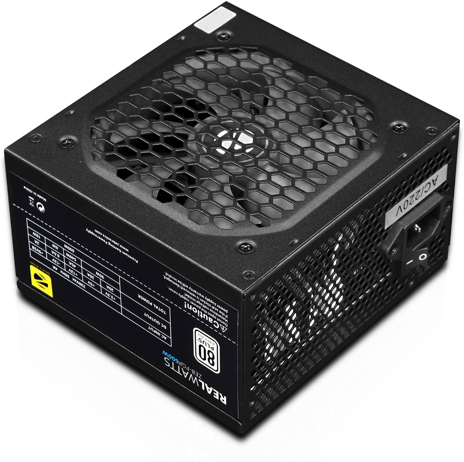 ZEBRONICS Zeb-PGP600W 600 Watts Gaming PSU with 6 SATA Cables