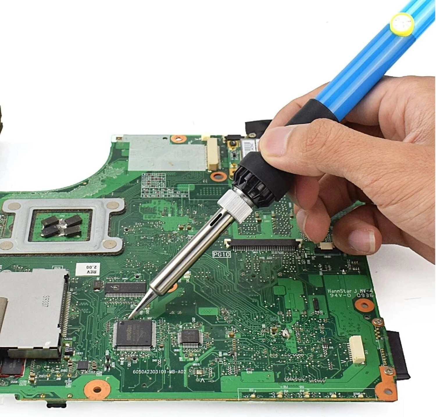 Image of KARSYN 60 Watt Adjustable Temperature Soldering Iron with 5 Extra Bits 60 W Temperature Controlled
