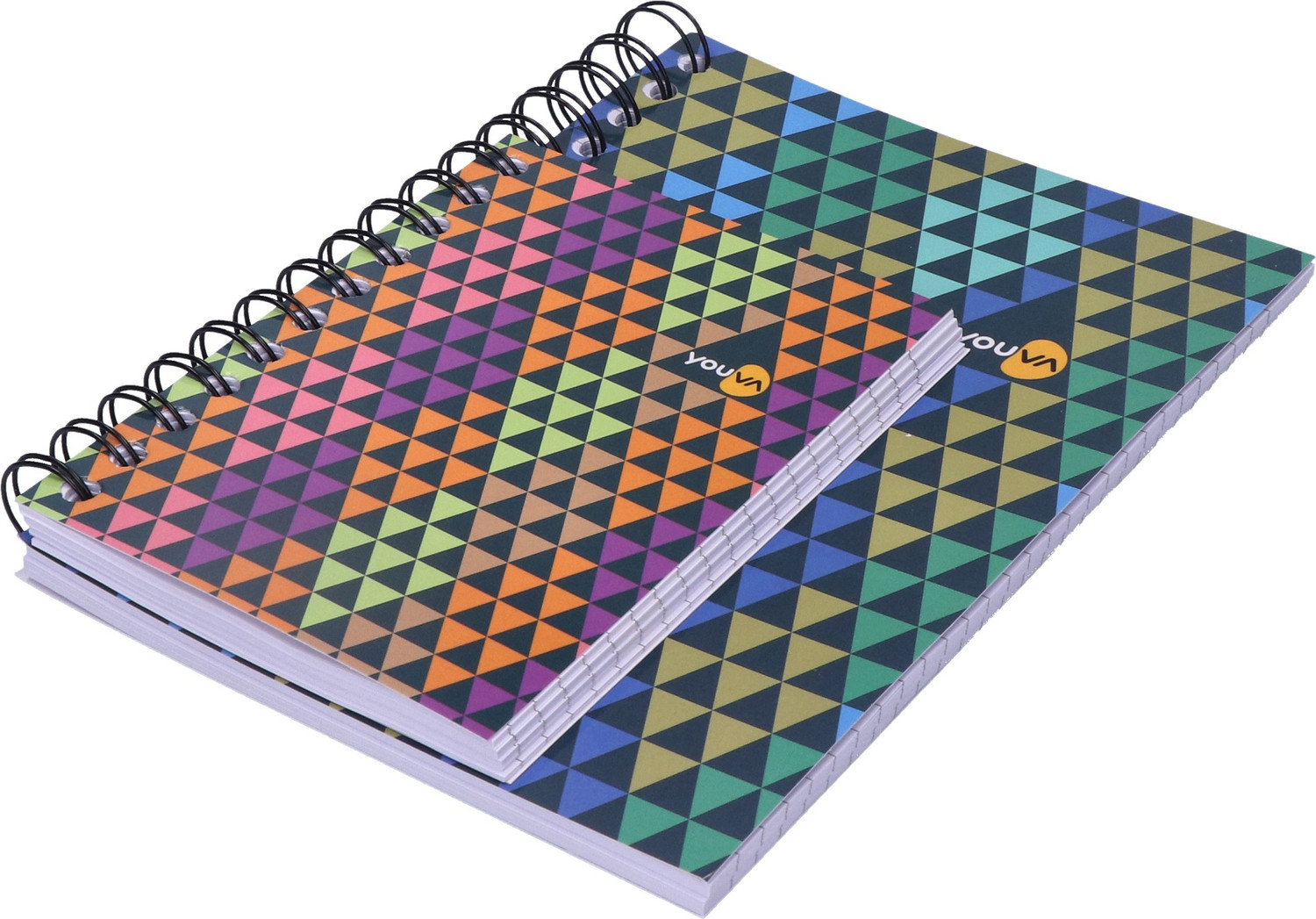 Image of NAVNEET Youva Dual A5 & A6 Single Line Wiro Bound for College & Office Use Assorted Notebook Single Line 320 Pages