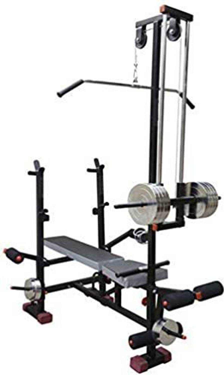 GymCrew 20 in 1 Black Multipurpose Fitness Bench - Image 1