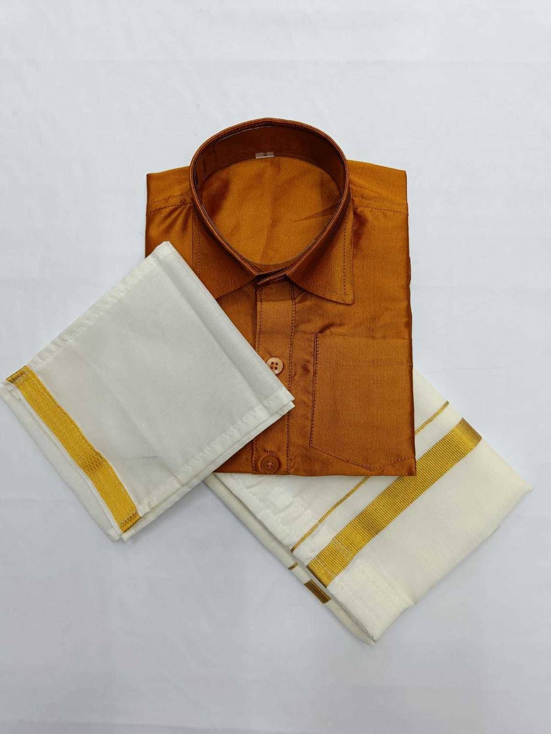 bhandari fashion Boys Festive & Party Shirt & Dhoti Set