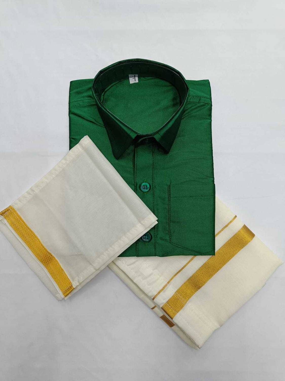 bhandari fashion Boys Festive & Party Shirt & Dhoti Set