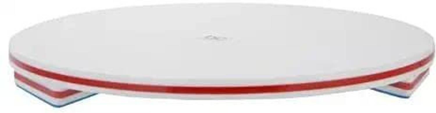 BARCROCK Acrylic Chakla & Chapati making Rolling Board for Kitchen, White Red Board