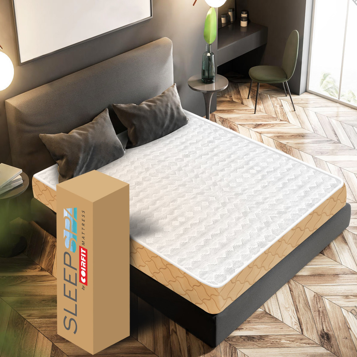 Image of SLEEP SPA PREMIUM ORTHOPEDIC Memory Foam with HerbFRESH TECHNOLOGY 5 inch Single Memory Foam Mattress