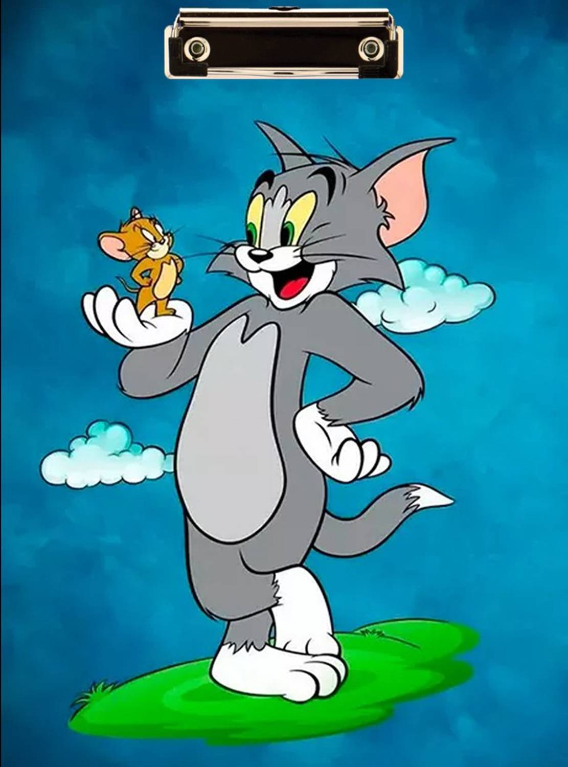 BPDESIGNSOLUTION Tom&Jerry Digital Reprint Clip Board Exam Pad (14x9.5 Inches) Premium Quality