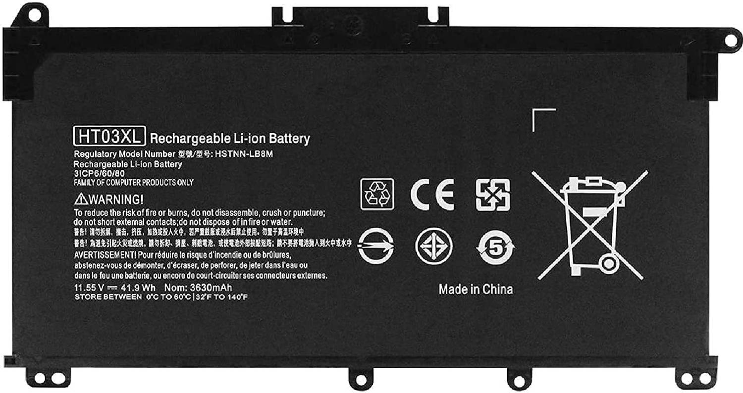 WISTAR HT03XL HT03041XL Battery For Pavilion 14-cf0xxx 14-cf1xxx 3