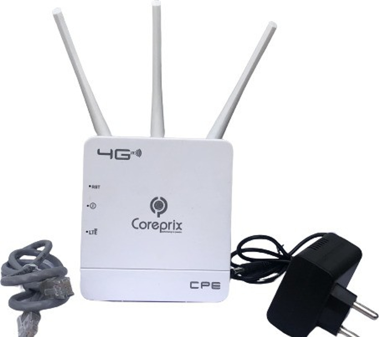 Image of CPE MASTEL Jio Router WiFi 4G Device Dongle, Support All sim Cards 4G Router 2.4 GHz 100 Mbps Wifi Speed Dual Band External Antenna MiFi (Sim Based)