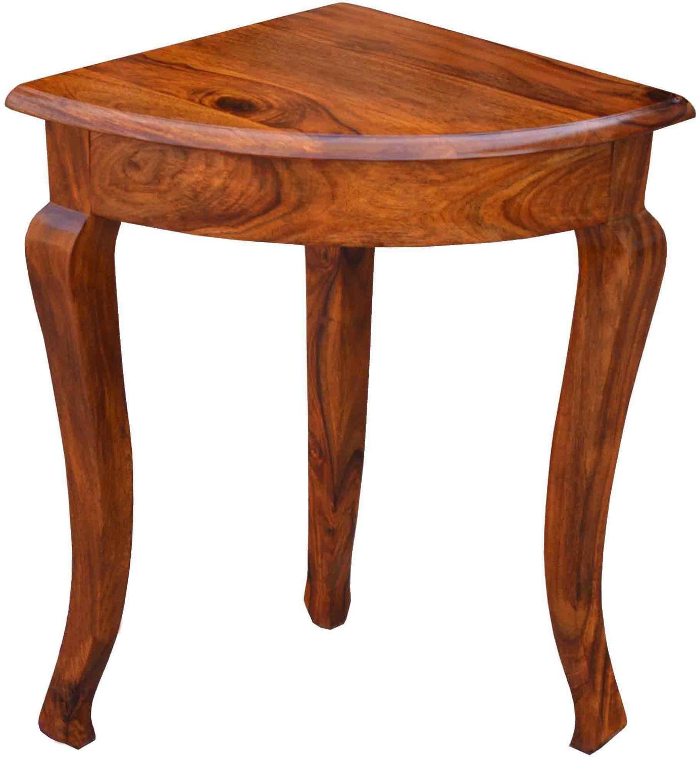 Raj Handicraft Solid Wood Corner Table Small Solid Wood Corner Ta