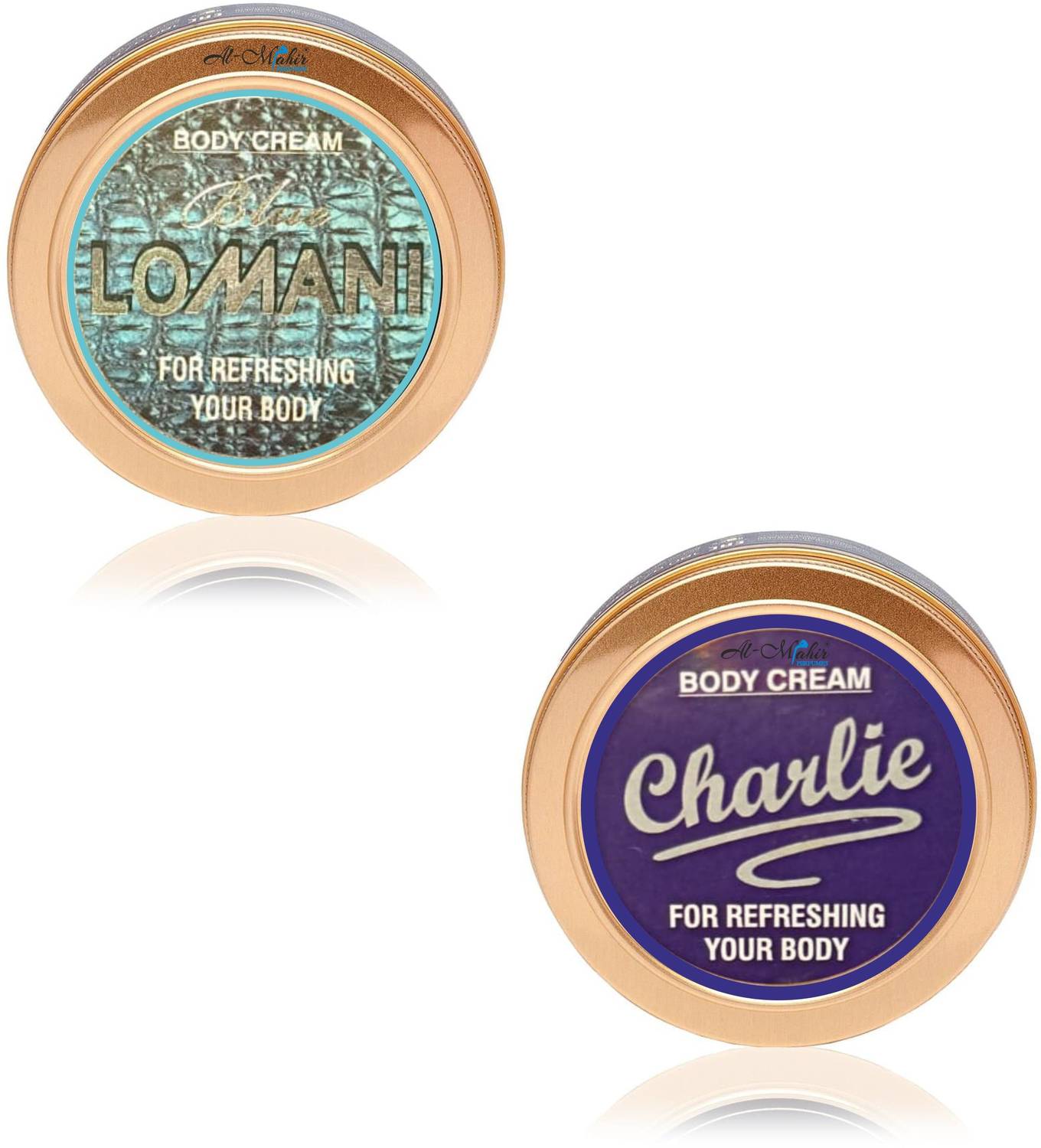 Al-Mahir Blue + Charlie Perfumed Body Cream 15gm x 2