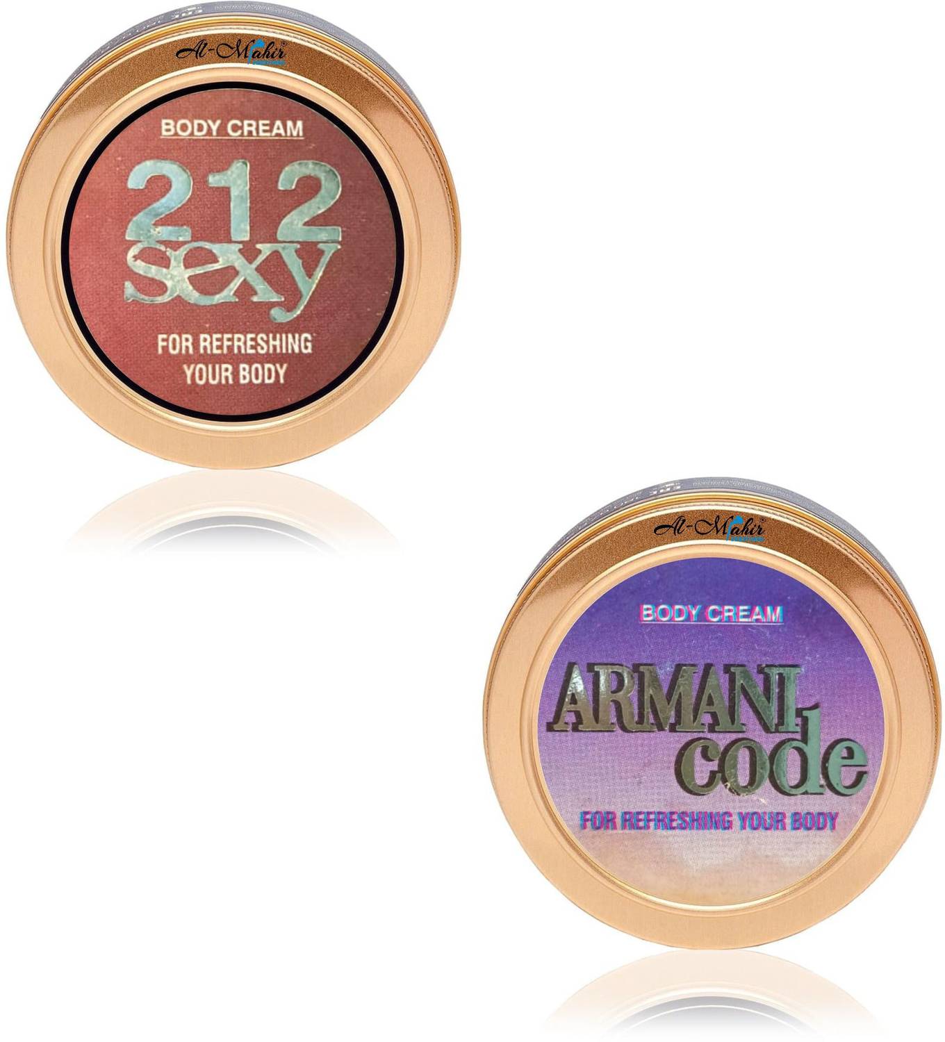 Al-Mahir 212 Sexy + Code Perfumed Body cream 15gm x 2