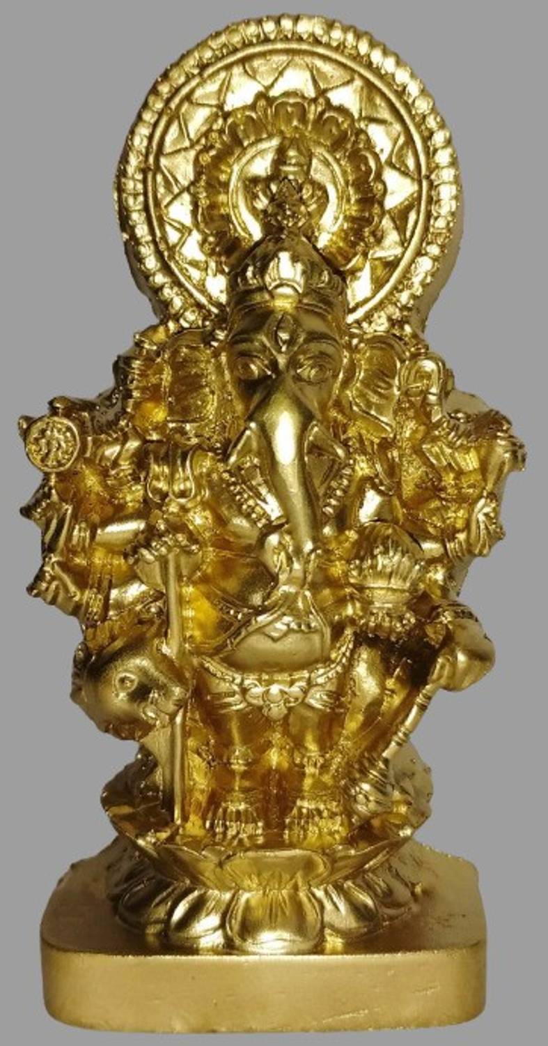 tskutty SRI SUBHA DRISHTI GANAPATHY / DRISTHI GANESHA / STANDING GANESHA - 11 CM HEIGHT Decorative Showpiece - 11 cm