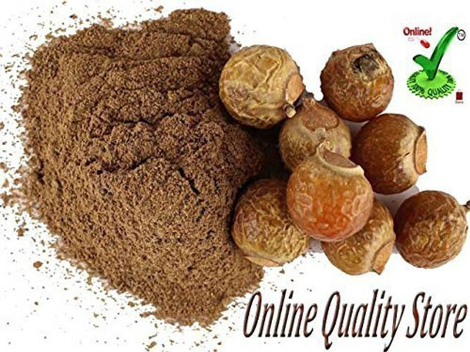 Image of Online Quality Store Ritha Powder for Hair (Soap Nut) 800g