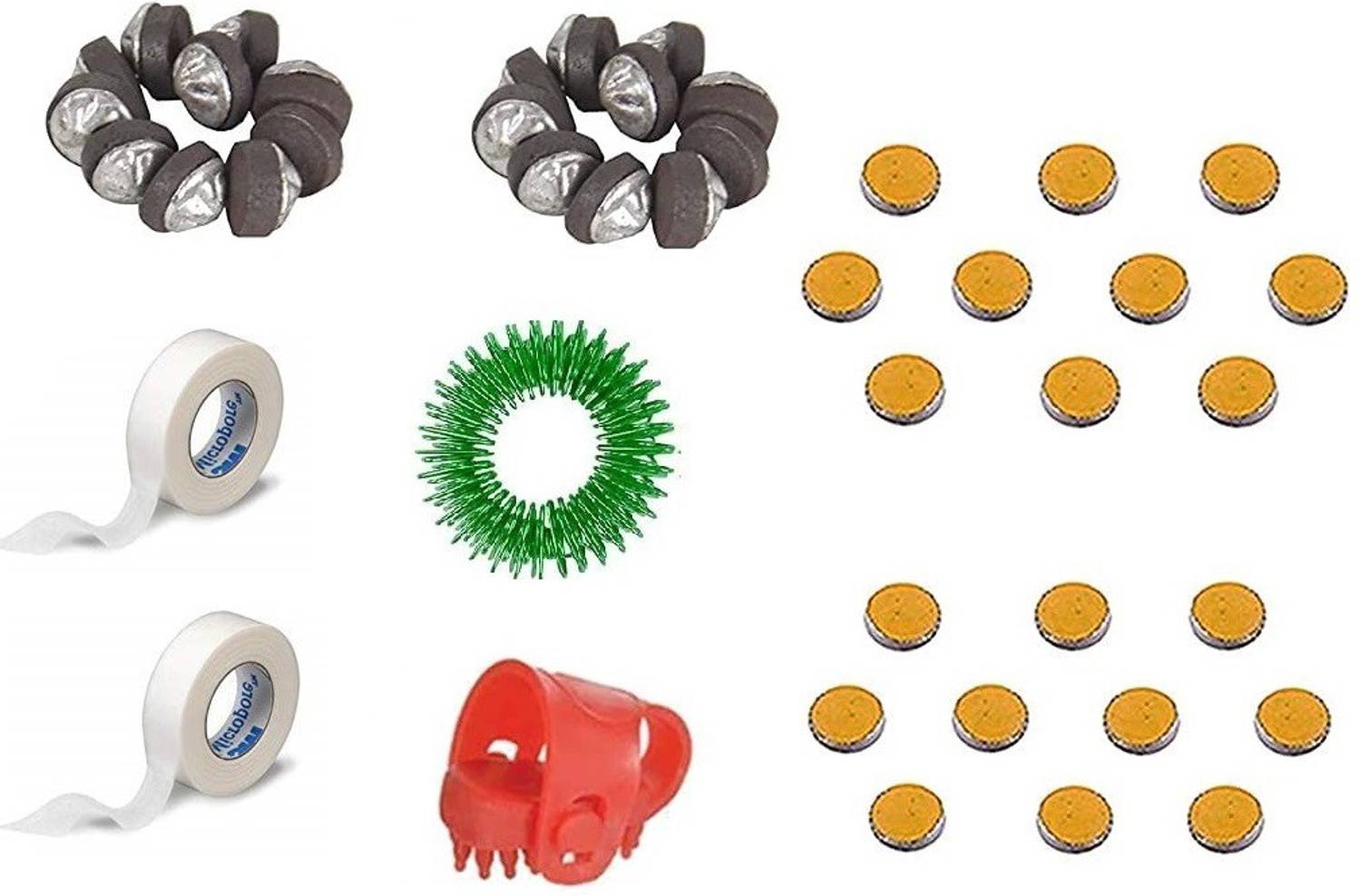 AHCS Byol Magnet Star Magnet Tape Finger Ring Kit Sujok Therapy Kit Massager