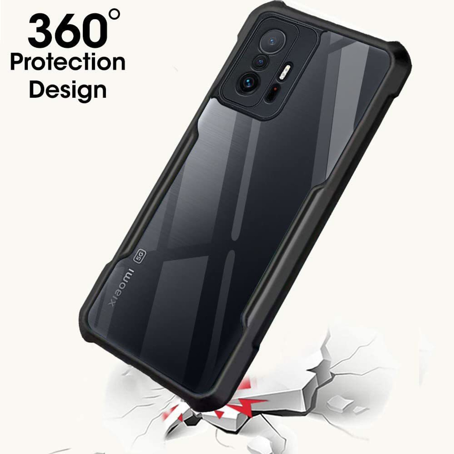 Image of LaxmiCover Back Cover for Xiaomi 11T Pro 5G Hyperphone Back CoverLC