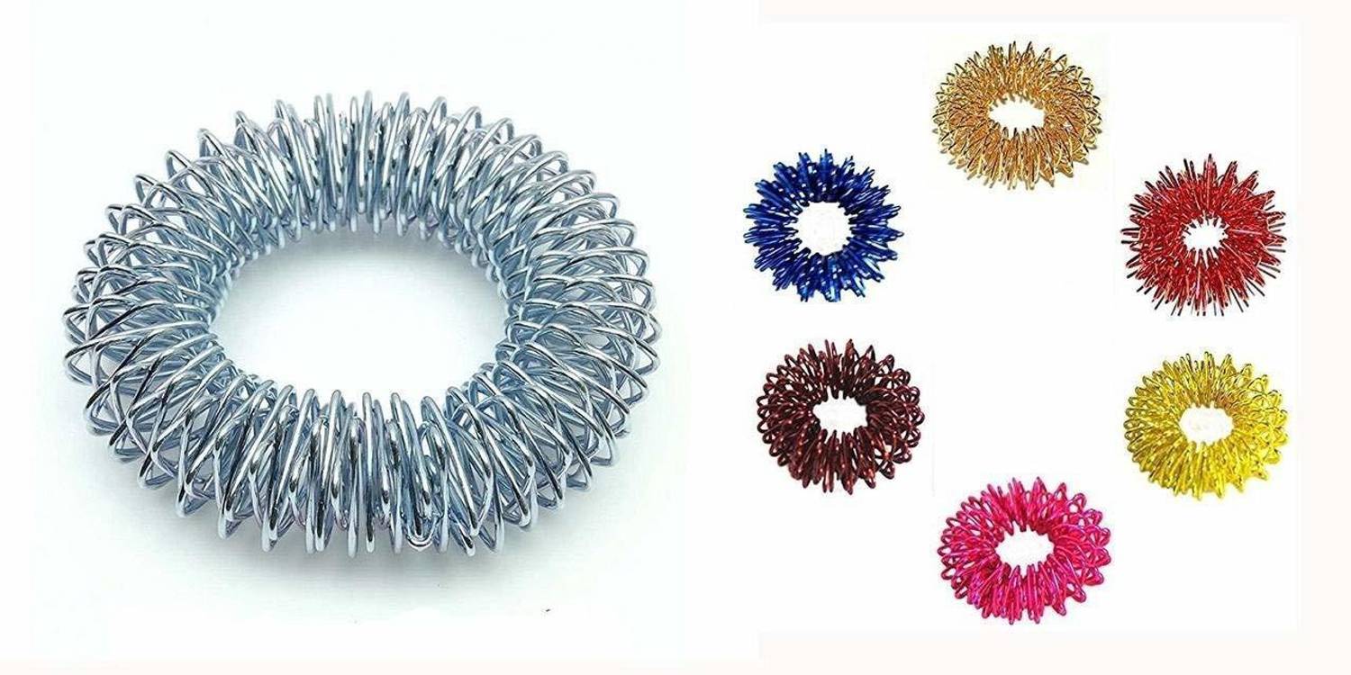 AHCS Sujok Hand Ring 1 Finger Ring 6 Classical Massager Massager