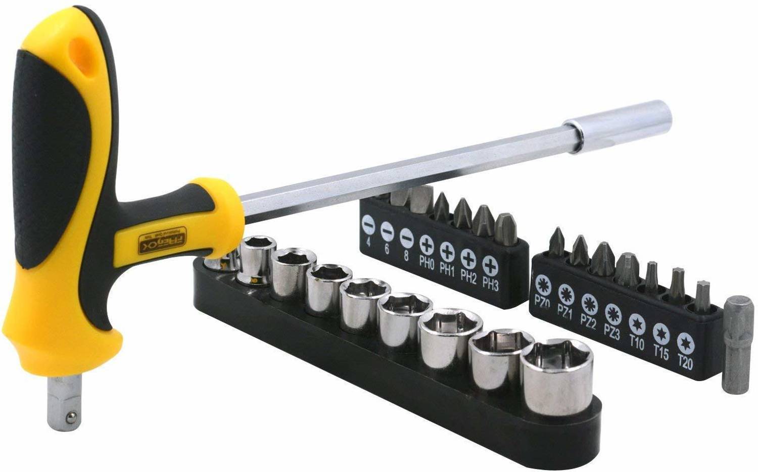 KANABEE 25-Piece Multi-Bit Hex Socket Screwdriver Set Pack of 25 - Image 2