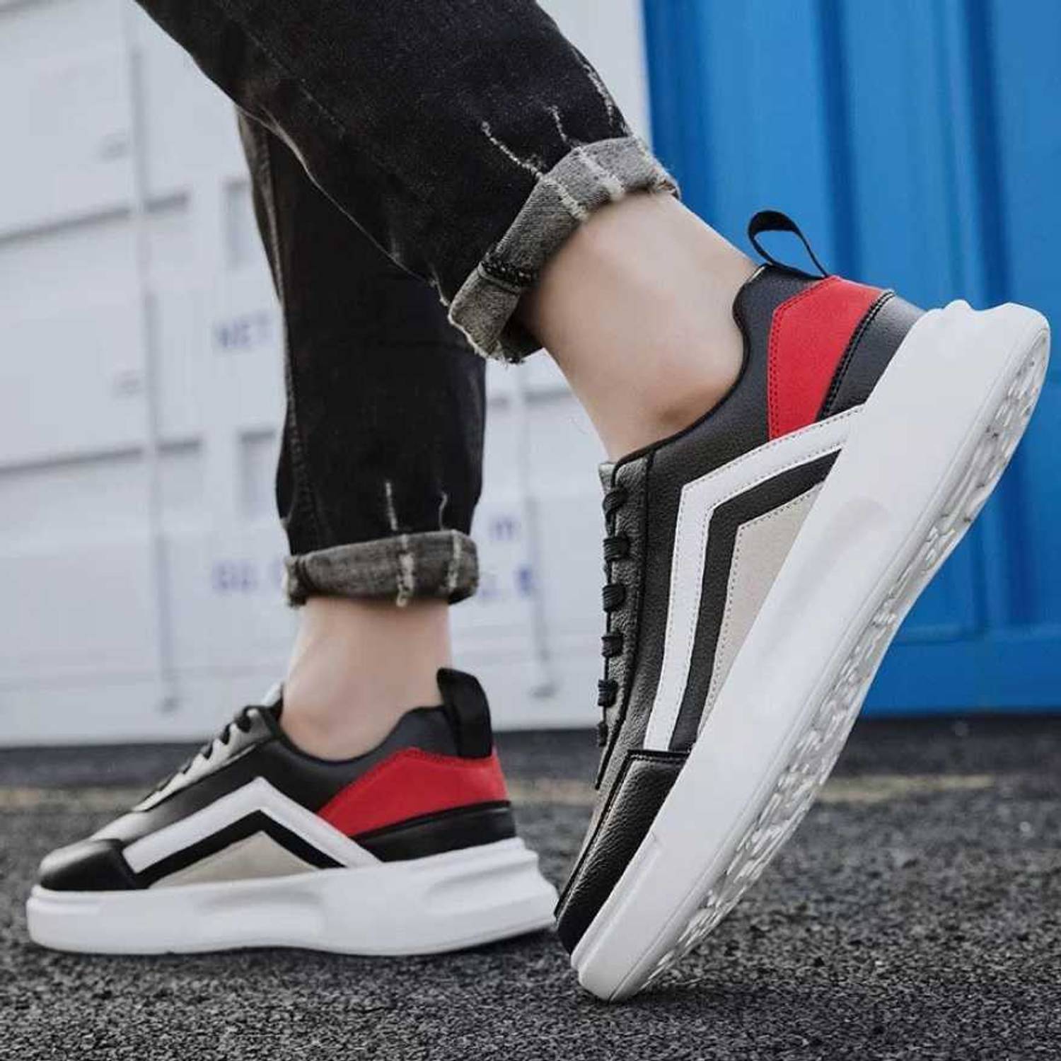 Bacan Men Black Sneakers - Image 3