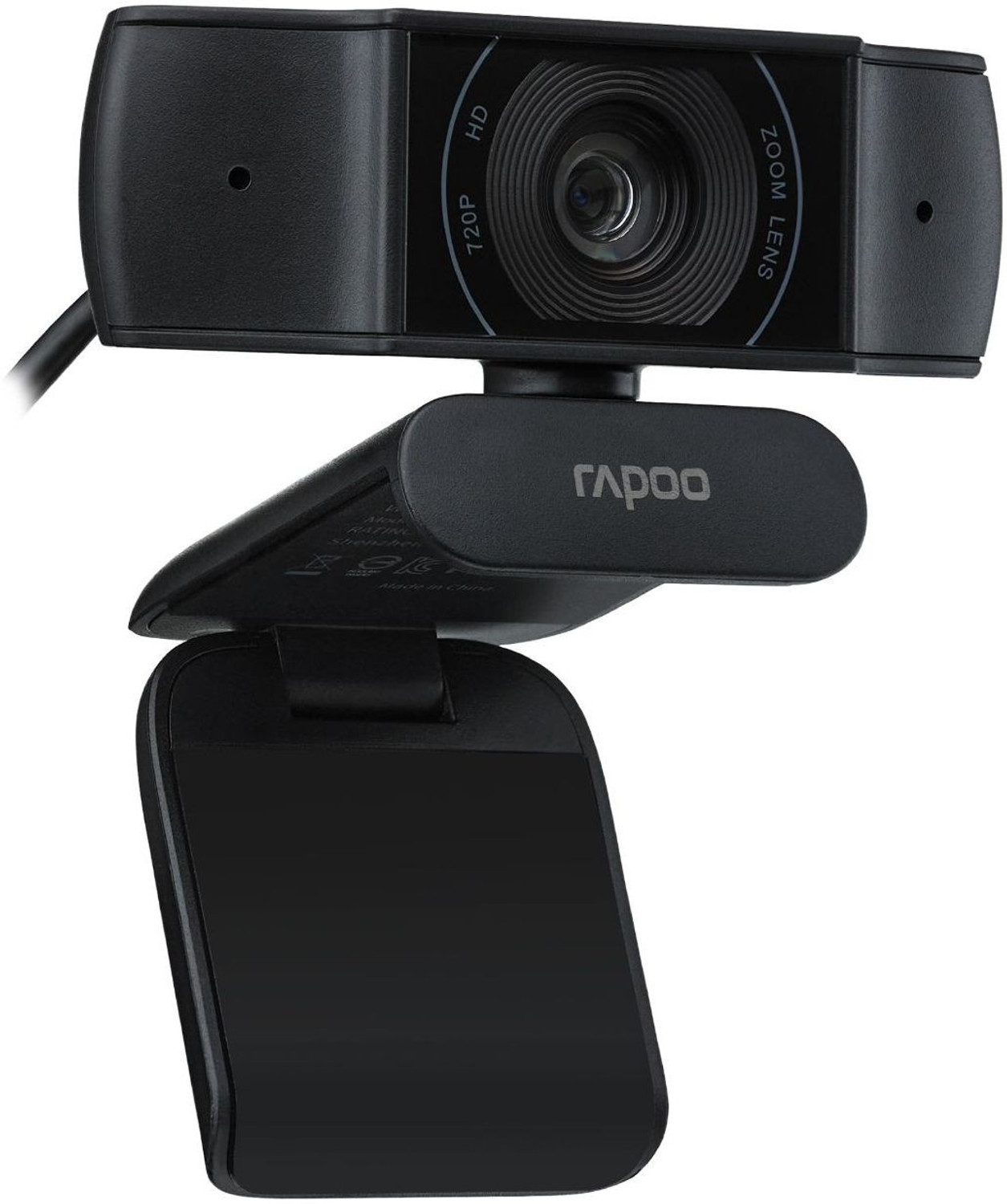 Image of RAPOO C200 HD Webcam 720p, with Microphone, USB Connectivity