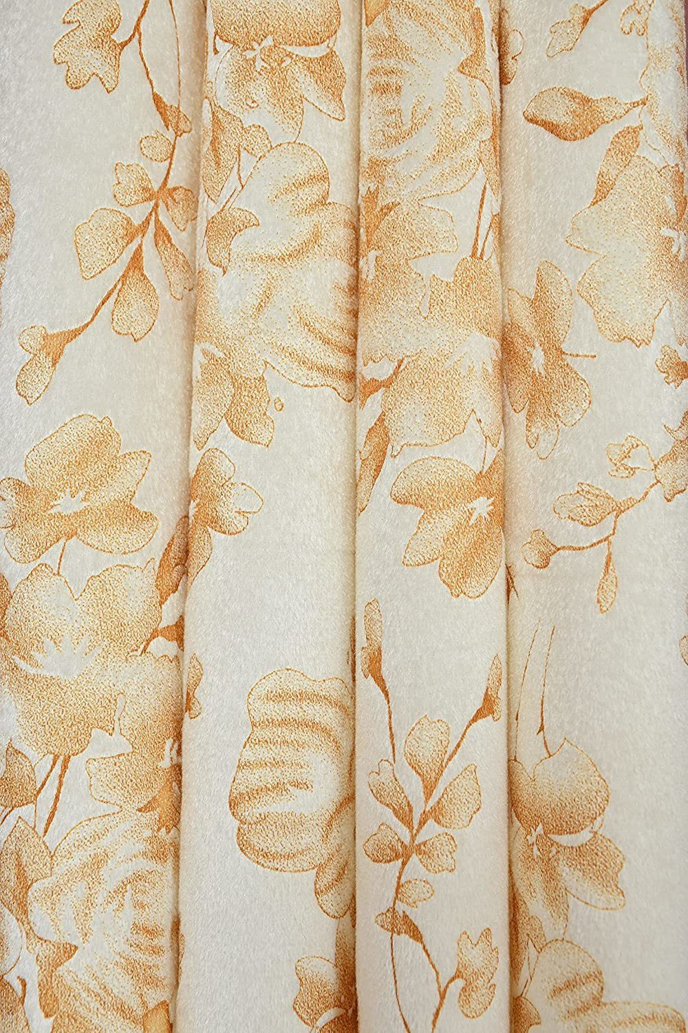 Image of A Next Step 213.36 cm (7 ft) Door Velvet Blackout Curtain (Pack Of 2)