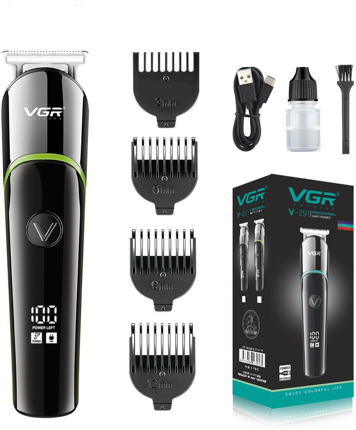 Image of VGR V-291 Trimmer 120 min Runtime 4 Length Settings