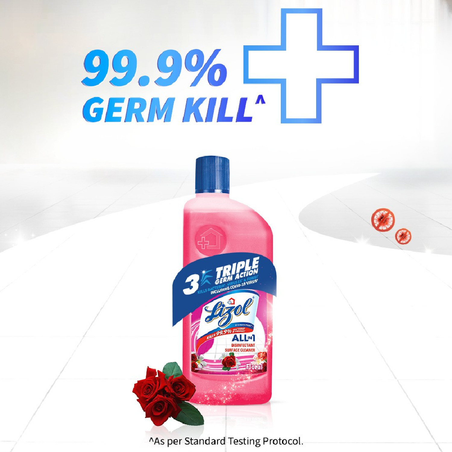 Image of Lizol Disinfectant Surface Cleaner - Floral