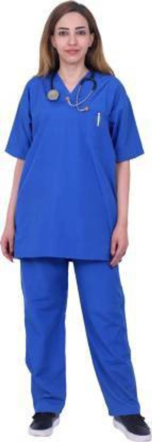 AJAY Shirt And Pant Hospital Scrub For Doctor & Student Dark Blue (XL) Shirt, Pant Hospital Scrub