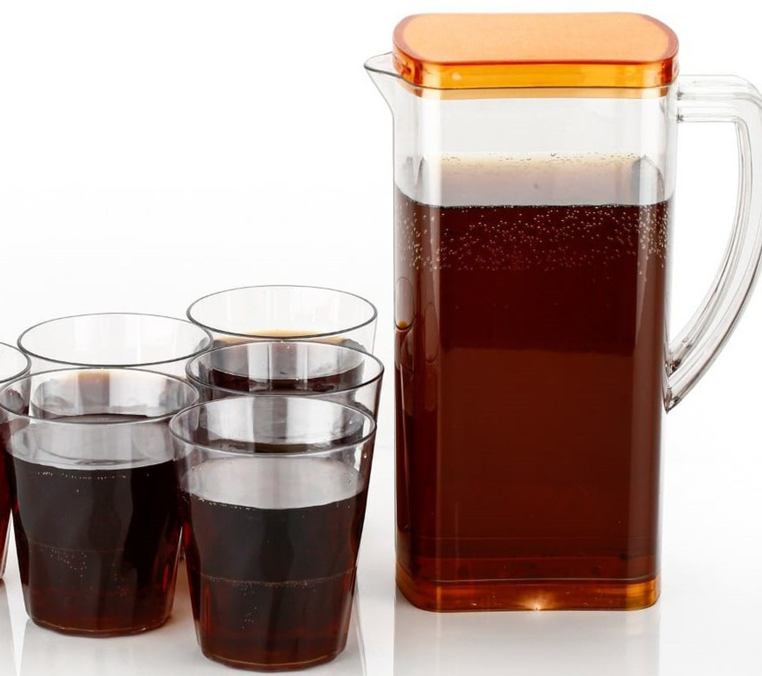 Image of MACARIZE 2000 ml Unbreakable Plastic JUG with Glass Set by TRUSTED BRAND Jug Glass Set