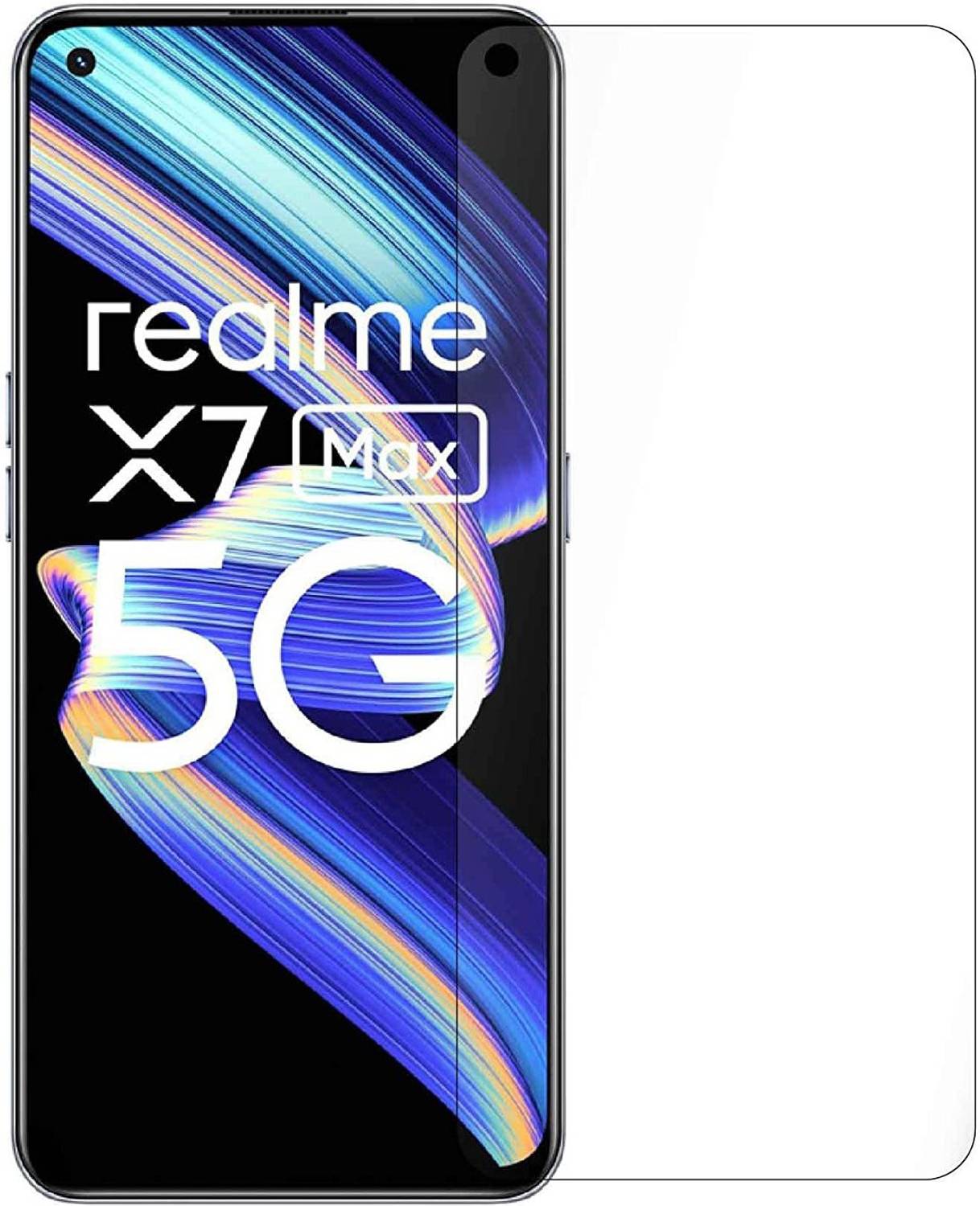 AGRSHI Tempered Glass Guard for Realme X7 Max