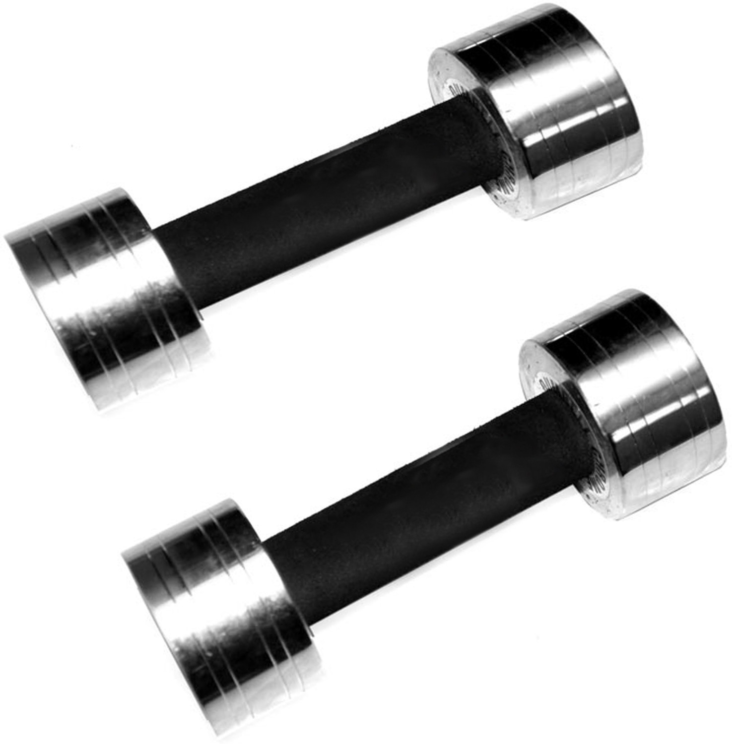 Image of Adrenex Steel 5 kg pair total weight 10 kgs Fixed Weight Dumbbell