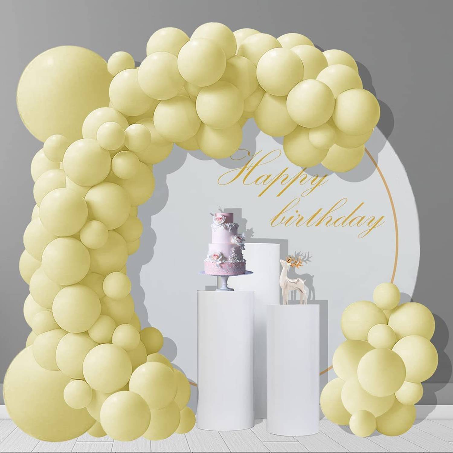 atorakushon Solid Light Pastel Latex Party 10 Inches for Home Decoration any occasion Balloon