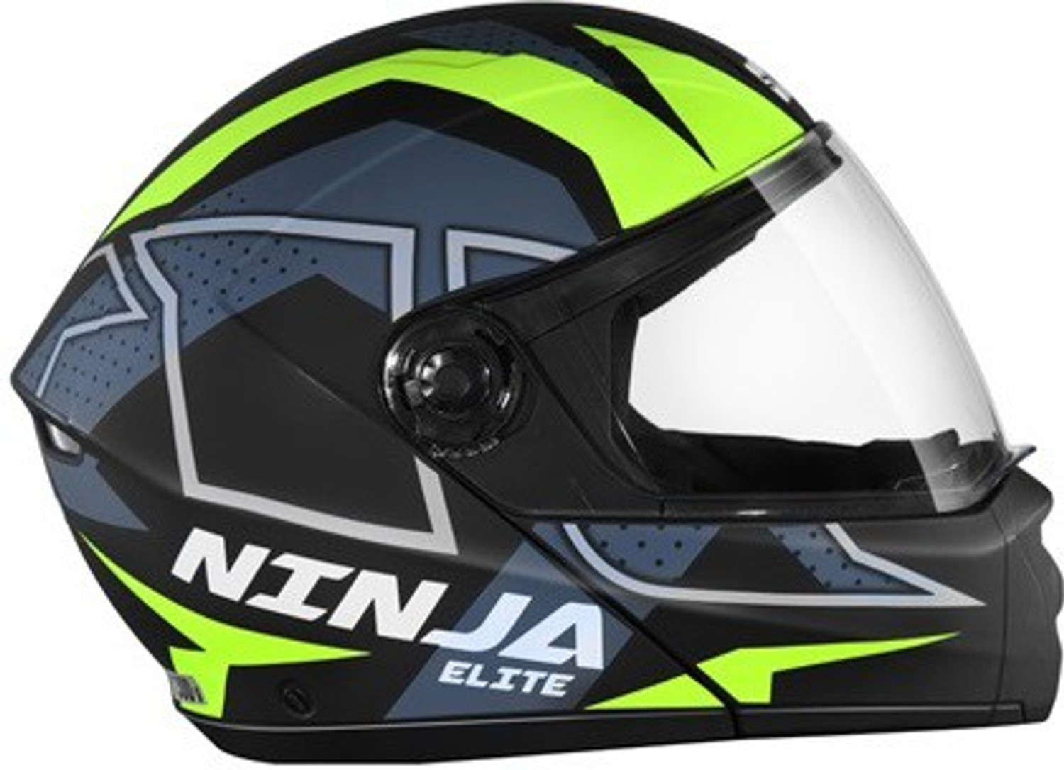 Image of STUDDS NINJA ELITE SUPER D6 Motorbike Helmet (MATT BLACK N5)