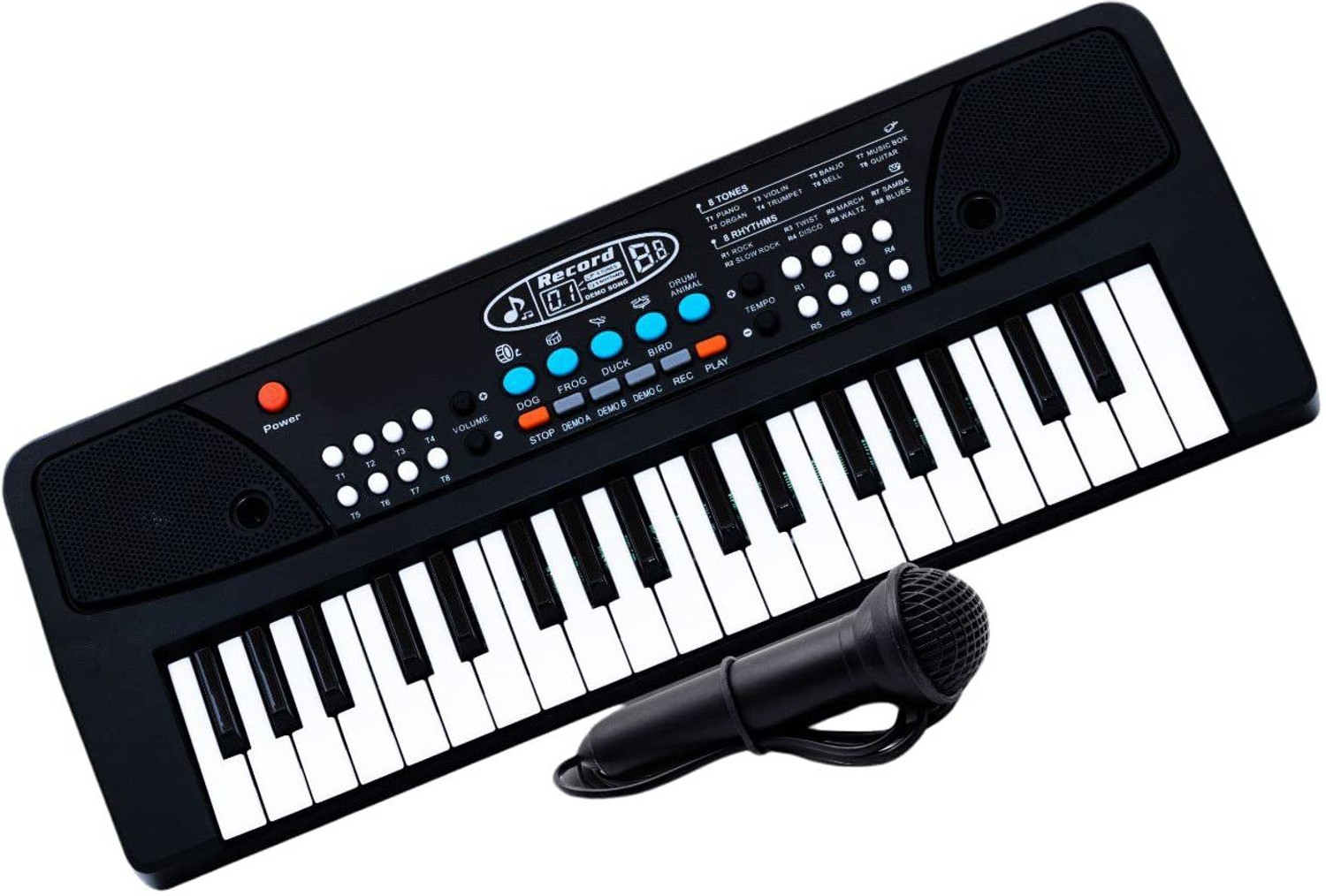 Image of A R ENTERPRISES 37 Key Piano Keyboard Toy with DC Power Option, Mic and Recording