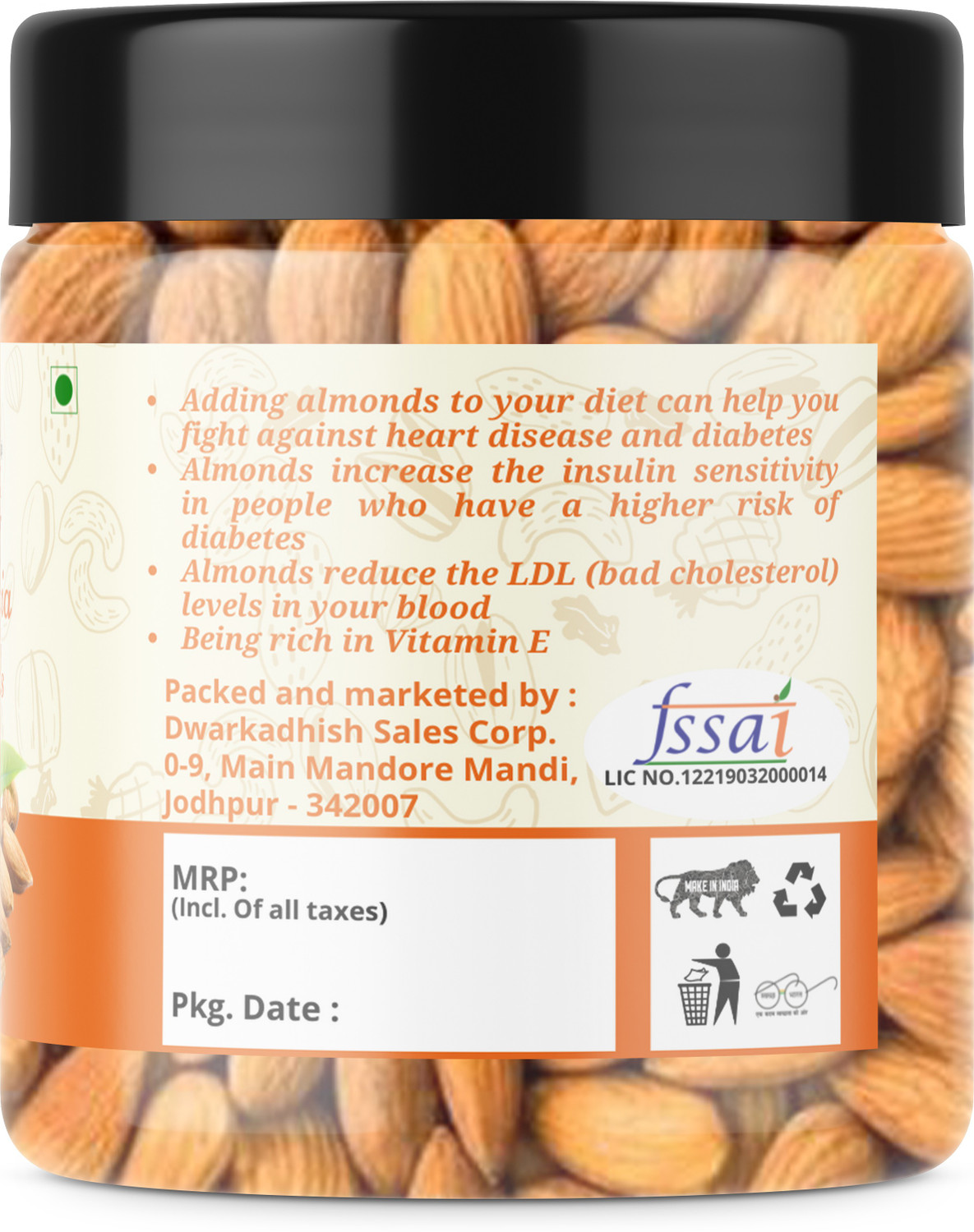 Image of Dhawak Dry Fruits Combo For Diwali Deepawali Gift Pack For Family and Friends Jar Pack Cashews, Almonds, Raisins, Apricots