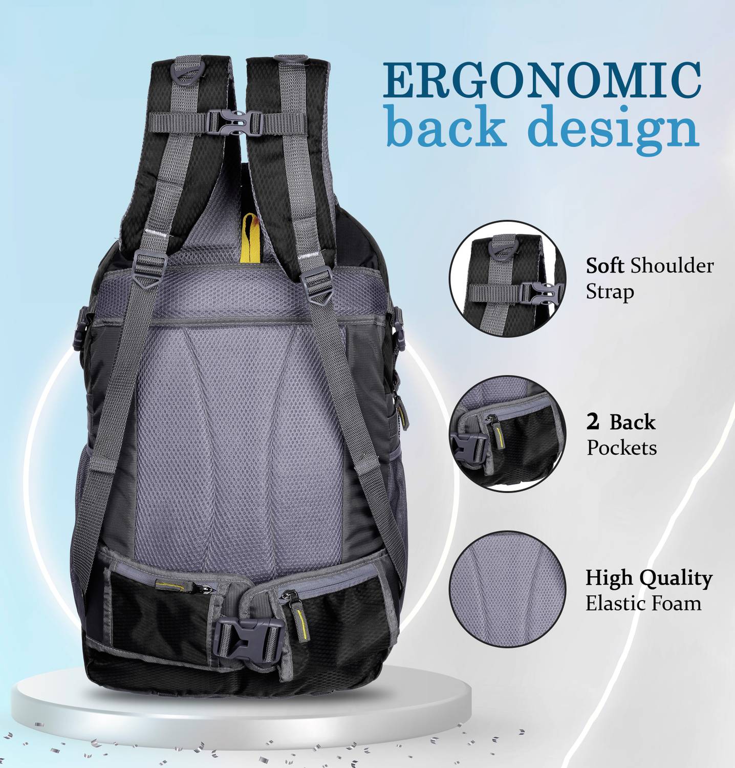 Matsun 55 L Laptop Backpack - Image 4