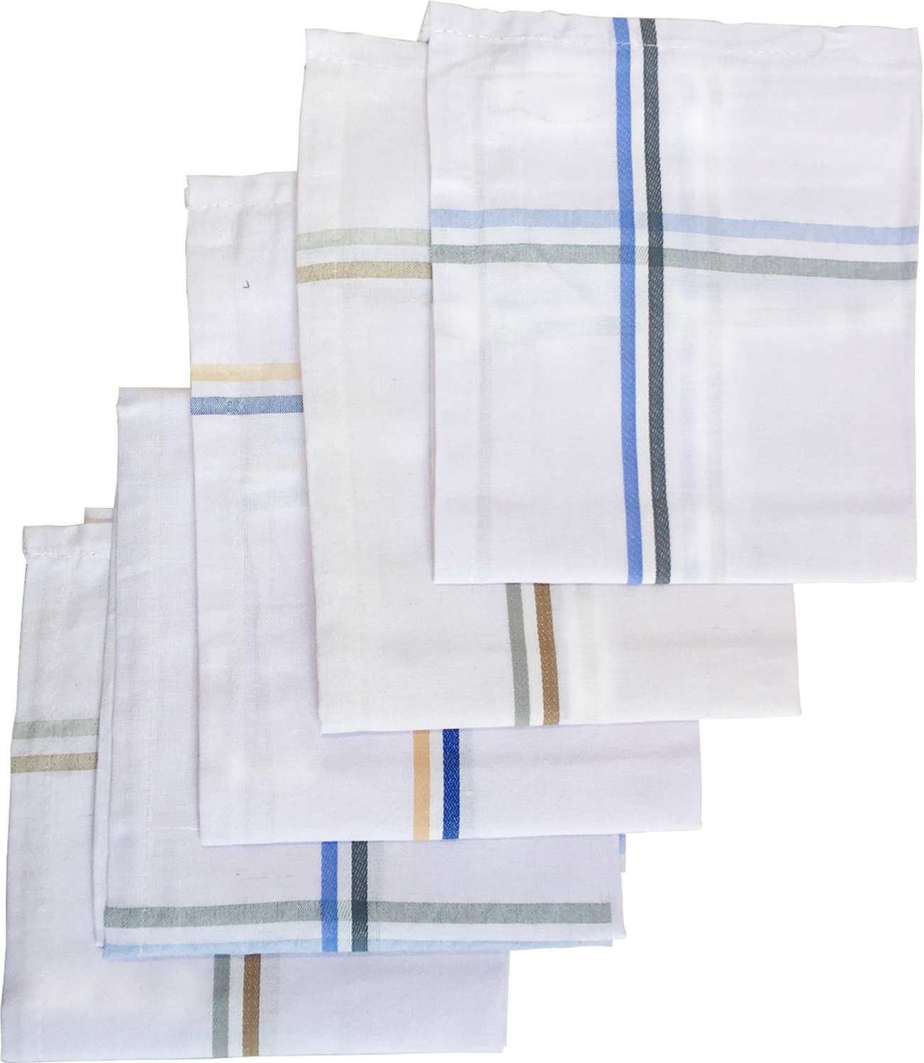 Image of CAPADA MEN'S CASUAL CLASSY COTTON [ inchWhite inch] Handkerchief