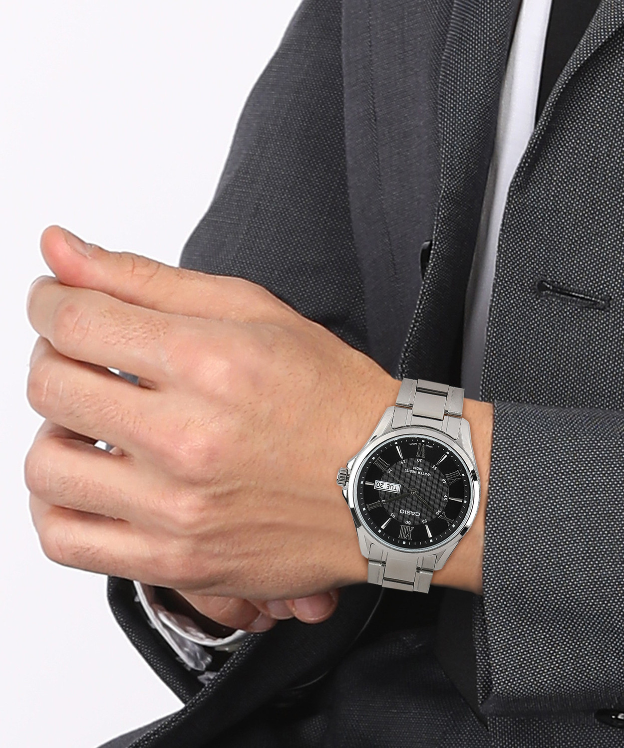 Image of CASIO MTP-1384D-1AVDF MTP-1384 Analog Watch - For Men